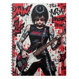 Bärbar dator med CyberBass Rebelling spiral Anteckningsbok