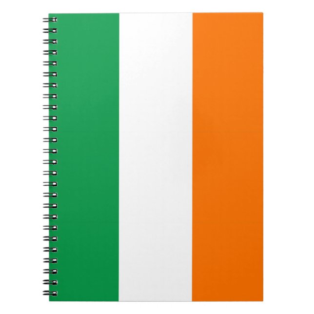 Bärbar dator med Flagga i Irland Anteckningsbok (Framsidan)