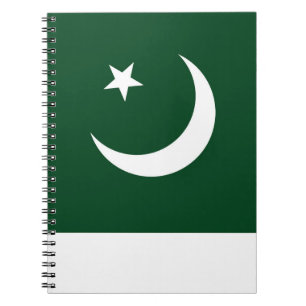 Bärbar dator med Flagga i Pakistan Anteckningsbok