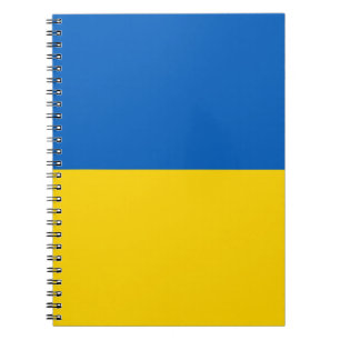 Bärbar dator med Flagga i Ukraina Anteckningsbok