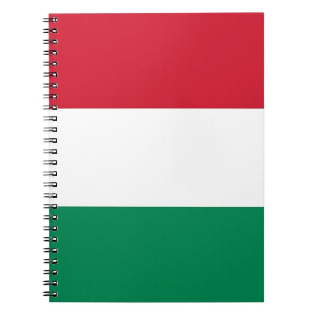 Bärbar dator med Flagga i Ungern Anteckningsbok (Framsidan)