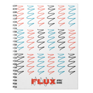 Bärbar dator med Flux Swirl Spiral Anteckningsbok