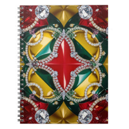 Bärbar dator med Los Angeles Färg Abstract Design Anteckningsbok