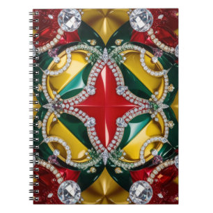 Bärbar dator med Los Angeles Färg Abstract Design Anteckningsbok