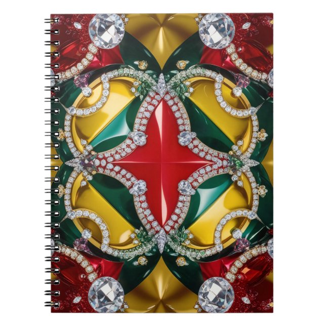 Bärbar dator med Los Angeles Färg Abstract Design Anteckningsbok (Framsidan)