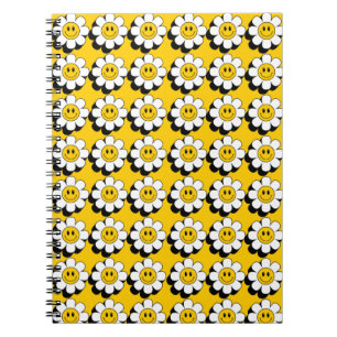 Bärbar dator med plural Smiley face Anteckningsbok