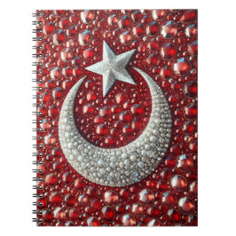 Bärbar dator med turkiskt Färg Abstrakt design Anteckningsbok