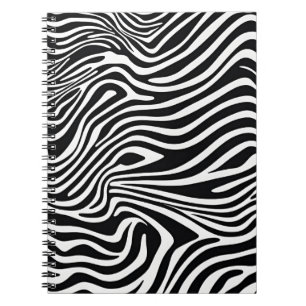Bärbar dator med Zebra Stripe-design Anteckningsbok