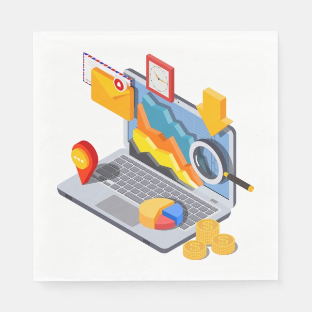 Bärbar dator pappersservett (Framsidan)