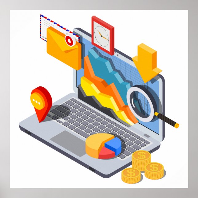 Bärbar dator poster (Framsidan)