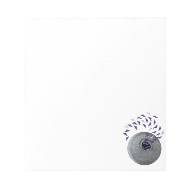 Bärbar dator - Smör som växer upp från en bärbar s Anteckningsblock (Framsida)