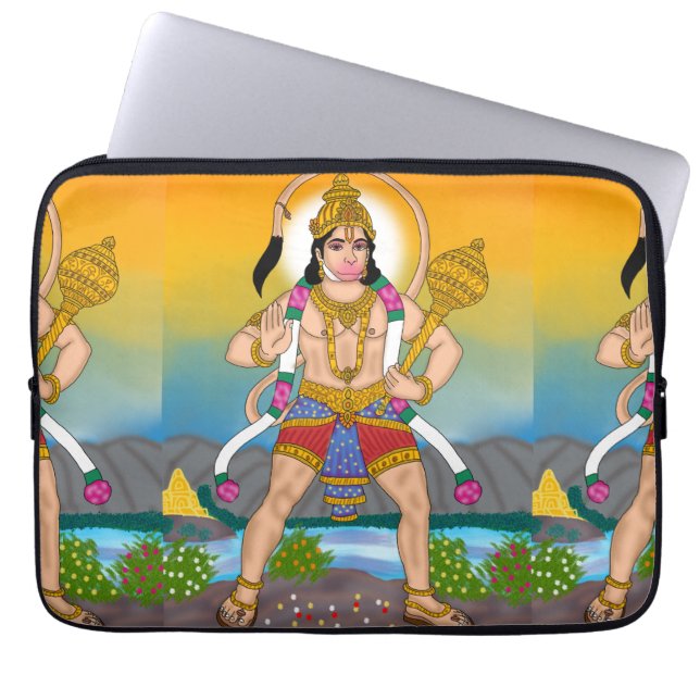 Bärbar datordäck Lord Hanuman Laptop Fodral (Framsidan)