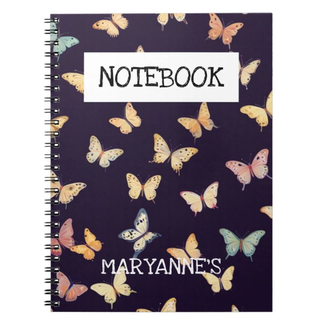 Bärbar elegant anteckningsbok (Framsidan)