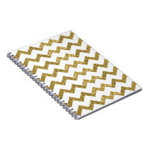 Bärbar elegant Guld Glitter & White Rand
