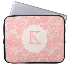 Bärbar elegant Monogram Paisley Designer Bärbar da Laptop Fodral