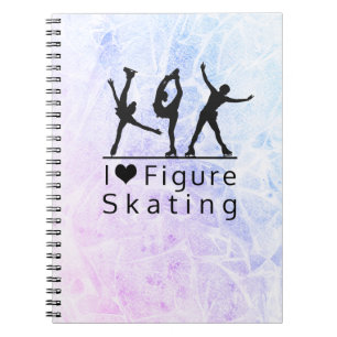 Bärbar figur-dator - Rosa till blått Anteckningsbok