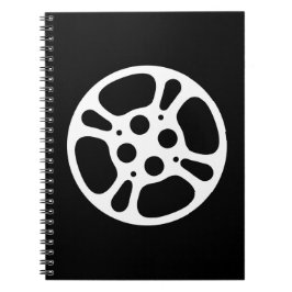Bärbar filmrullning/filmminiatyrfilm anteckningsbok med spiral