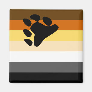 Bärbar Flagga Magnet