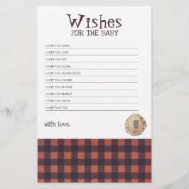 Bärbar fotoutskrift Lumberjack-matcher för babyklä