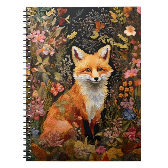 Bärbar Fox-bärbar dator och Journal Anteckningsbok (Framsidan)