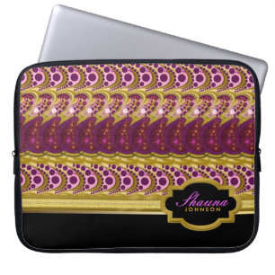 Bärbar funky Bohemian Mönster-dator Laptop Sleeve