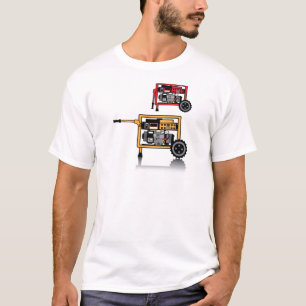 Bärbar generatorvektor tee
