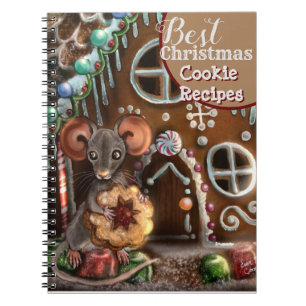 Bärbar Gingerbröd Mouse-jul - cookie-recept - bärb Anteckningsbok