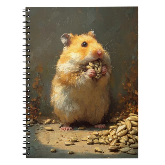 Bärbar Golden Hamster-dator Anteckningsbok (Framsidan)
