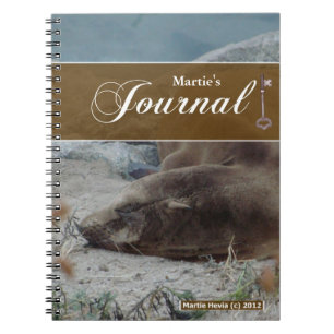 Bärbar journal-dator - Lejona havet Anteckningsbok