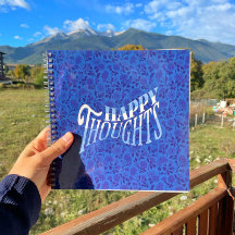 Bärbar Journal-dator med dubbla - blå