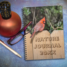 Bärbar Journal-dator med kardinal (Red Bird)