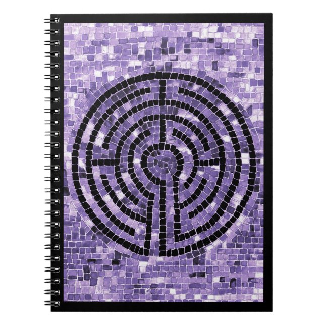 Bärbar LABYRINTH VI 6,5x8,75 Spiral-dator Anteckningsbok (Framsidan)