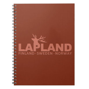 Bärbar LAPLAND-anpassningsbar Anteckningsbok Med Spiral