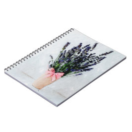 Bärbar Lavender Watercolor Bouquet-dator Anteckningsbok
