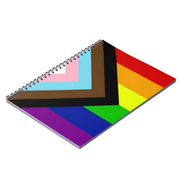 Bärbar LGBTQ+-Pride Anteckningsbok (Vänstra Sidan)