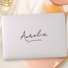 Bärbar Logotyp med anpassat namn Modern Script Nam Klistermärken