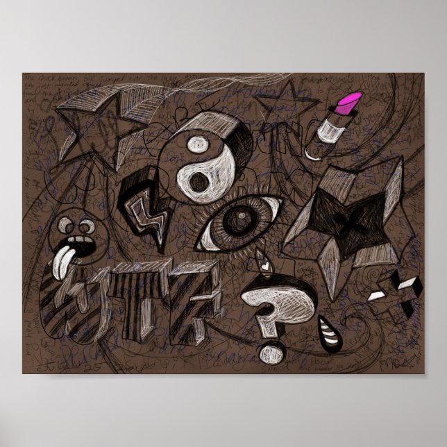 Bärbar lucka - skugga poster (Framsidan)