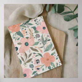 Bärbar modern fototypillustration poster