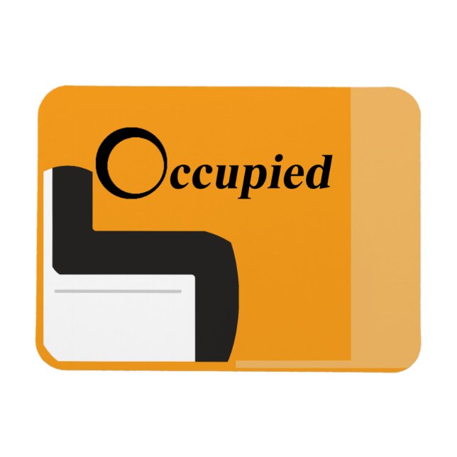 Bärbar ockuperad magnet (Horisontell)