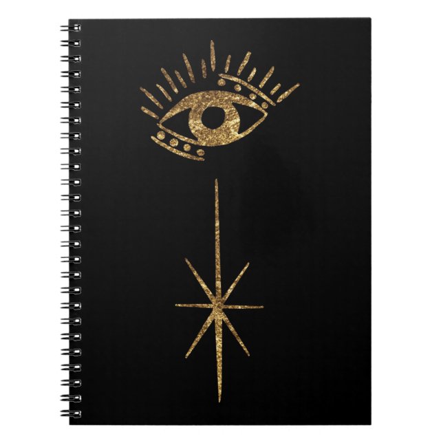 Bärbar Öga-dator | Mystical Öga Journal Anteckningsbok (Framsidan)
