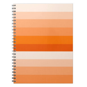 Bärbar orange Rand Spiral Anteckningsbok