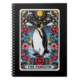 Bärbar Penguin Spirit-kort Anteckningsbok