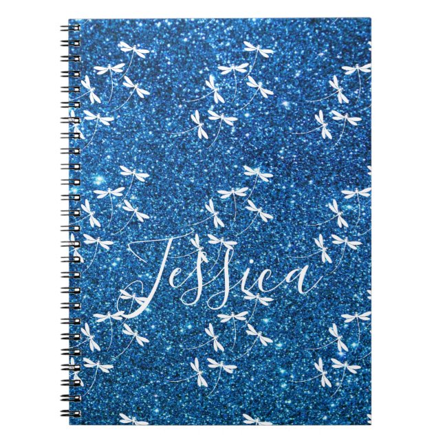 Bärbar personlig för glitter och drakar anteckningsbok (Framsidan)