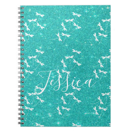 Bärbar personlig för glitter och drakar anteckningsbok