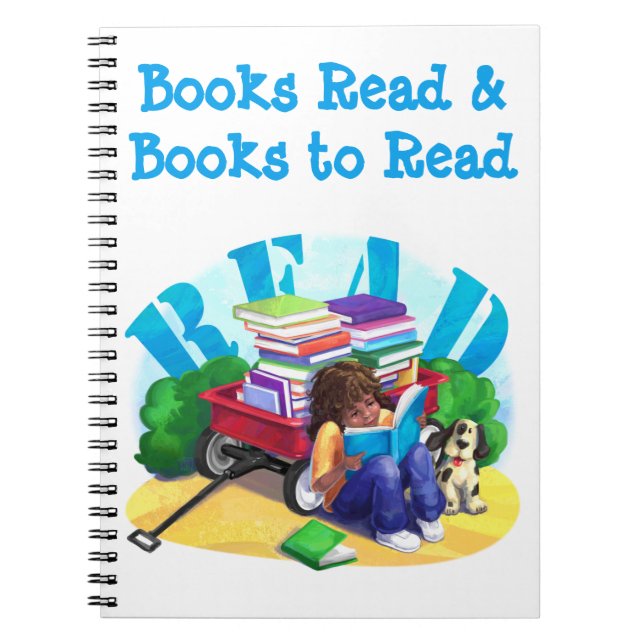 Bärbar Personlig för READ Bok-vagn Anteckningsbok (Framsidan)