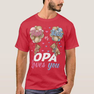 Bärbar Rosa eller blå OPA-Kärlek som du Gender vis T Shirt