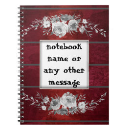 Bärbar scarlet-fotobok anteckningsbok