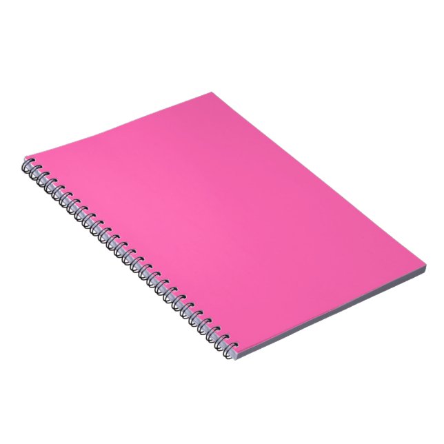 Bärbar shock rosa och Journal Anteckningsbok (Högra Sidan)