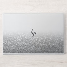 Bärbar skiva med elegant White Glitter HP