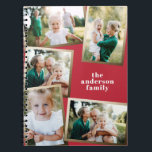 Bärbar snyggt i Modern guld med flera fotogrupper Anteckningsbok<br><div class="desc">Modern elegant för snyggt av multifotofamilj i guld. Idealisk tänkbar födelsedag,  Mors dag,  Fars dag eller juldagspresent.</div>